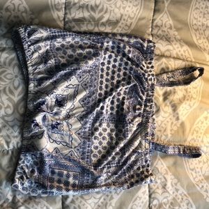 Never worn, not sure what brand, bandana type print, super cute